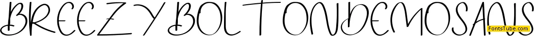 Breezy Bolton DEMO Font Family