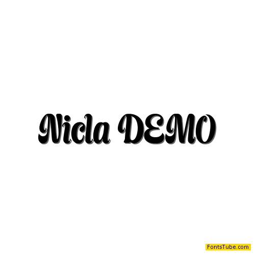 Nicla DEMO Font