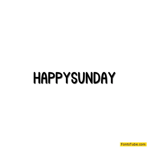Happy Sunday