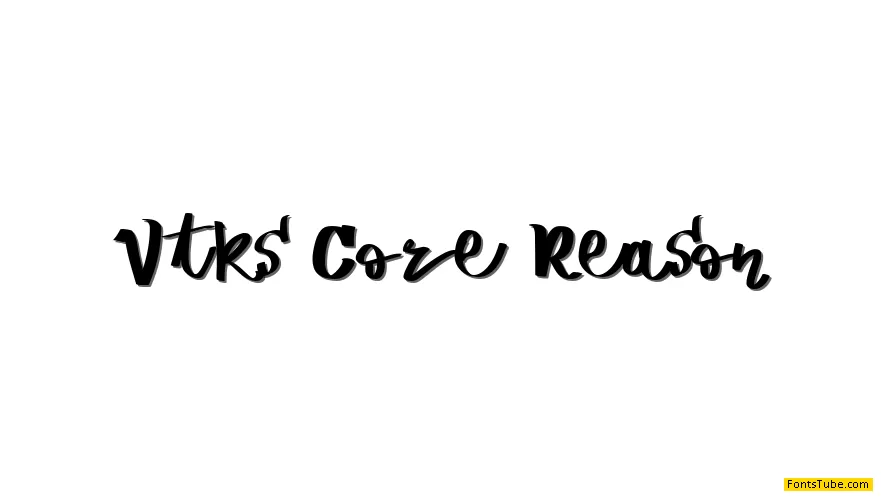 Vtks Core Reason Font