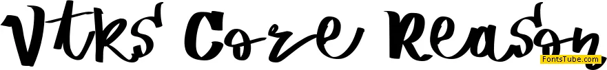 Vtks Core Reason Font