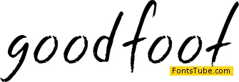 Good Foot Font