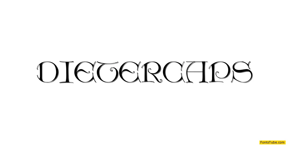 Dieter Caps Font