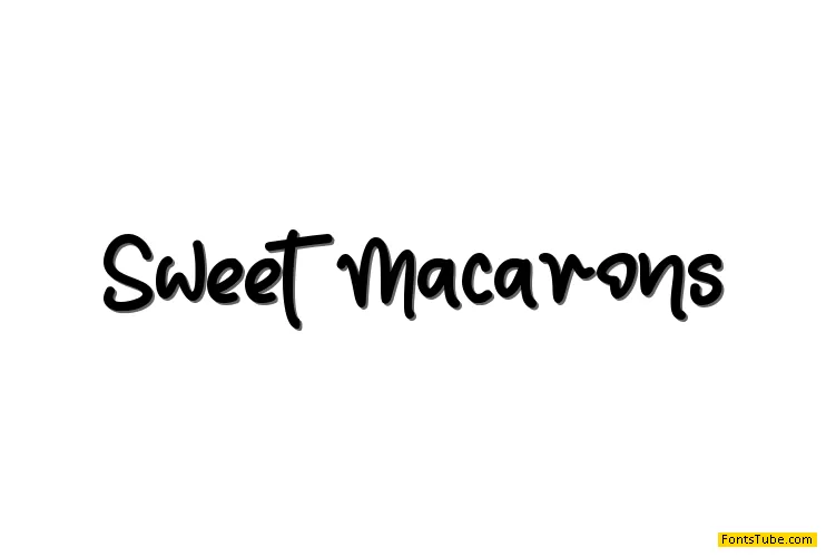 Sweet Macarons Font