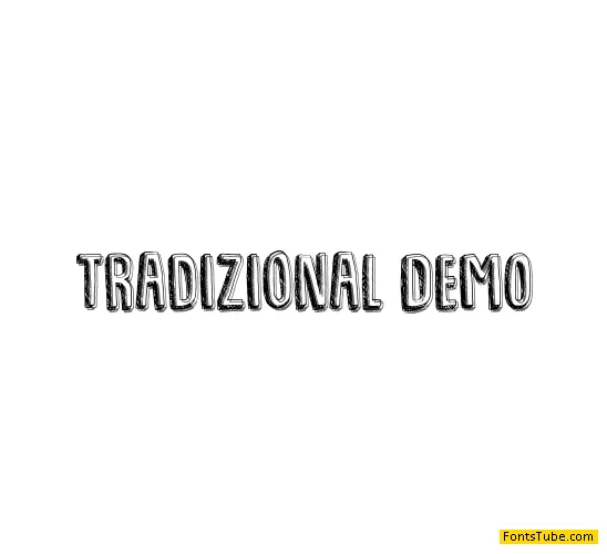 Tradizional DEMO Font