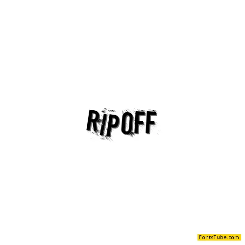Rip-off Font