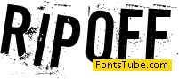 Rip-off Font