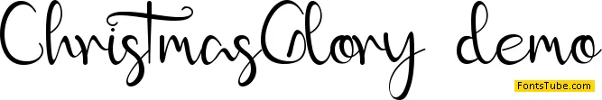 Christmas Glory - Personal use Font