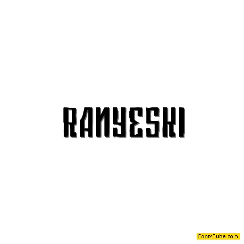 Ranyeski Font