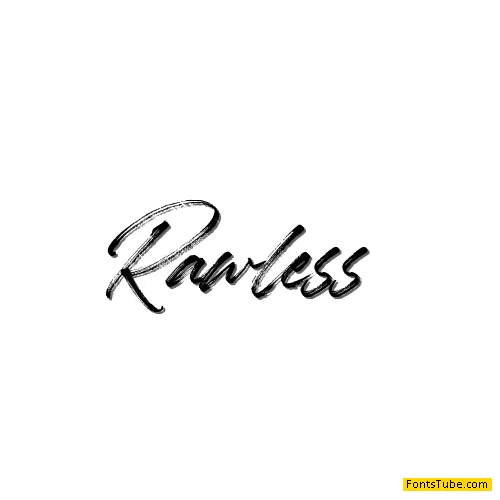 Rawless Font