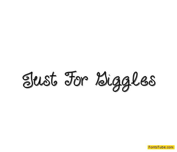 Just For Giggles Font Family