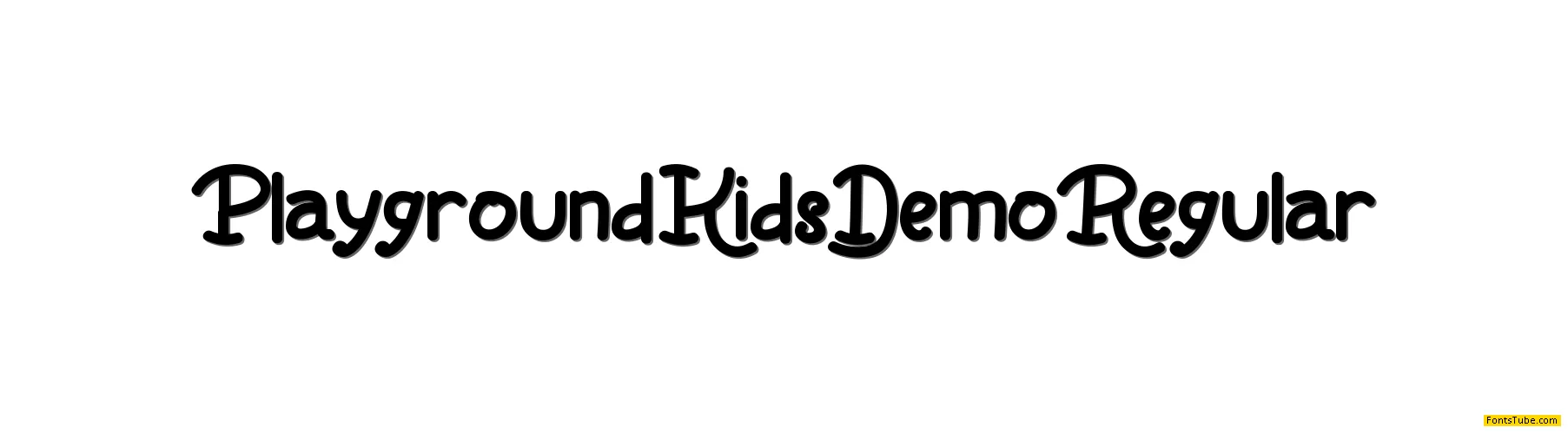 Playground Kids Demo Font