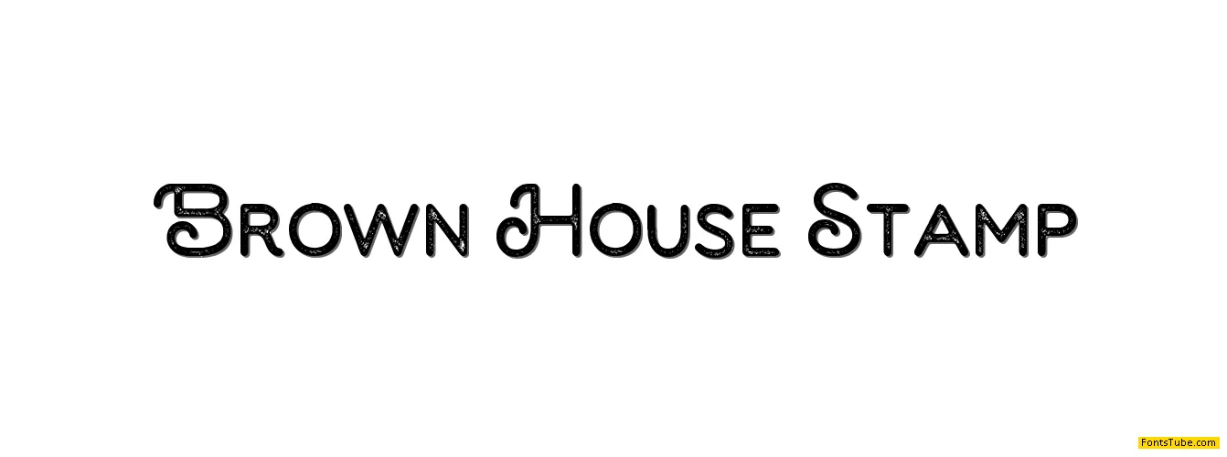 Brown House Stamp