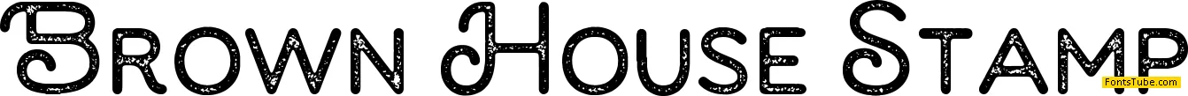 Brown House Stamp