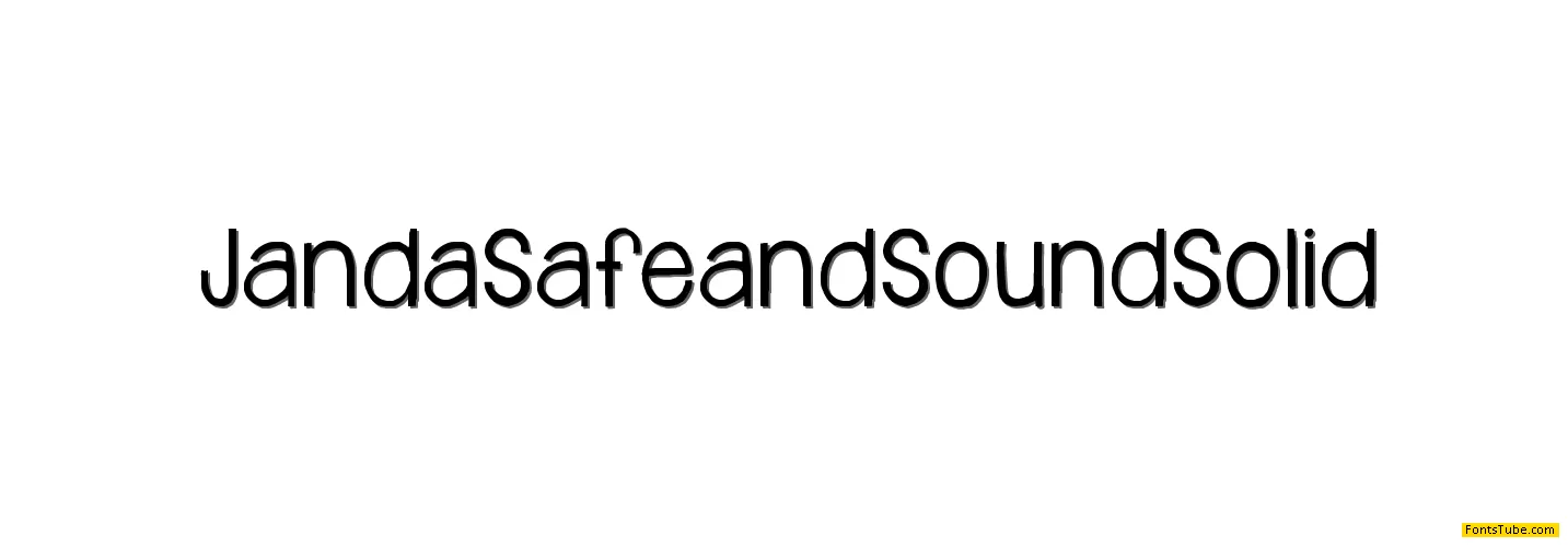 Janda Safe and Sound Font Family