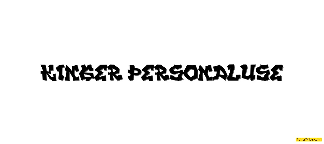 KINGER Font Family