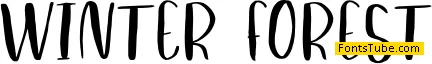 Winter Forest Font