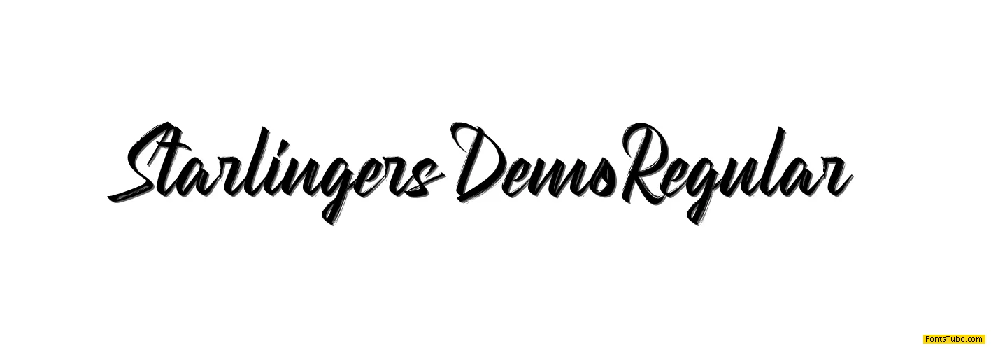 Starlingers Demo Font