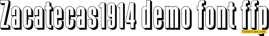Zacatecas 1914 Font