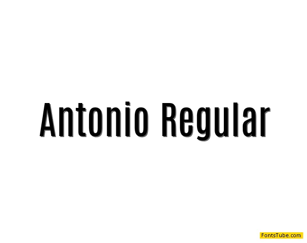 Antonio Font Family