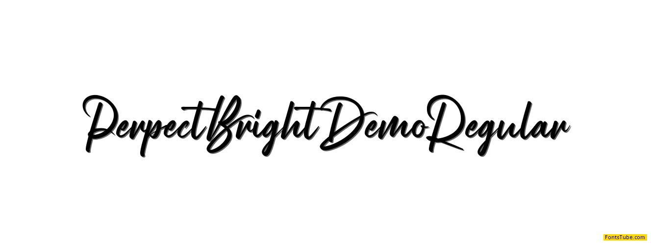 Perpect Bright Demo Font
