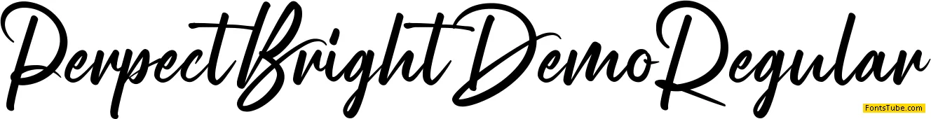 Perpect Bright Demo Font