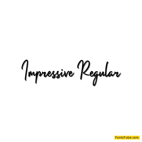 Impressive Font Family
