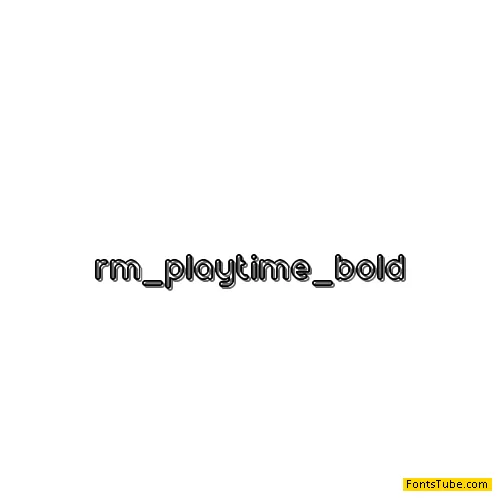 RM Playtime Font Family