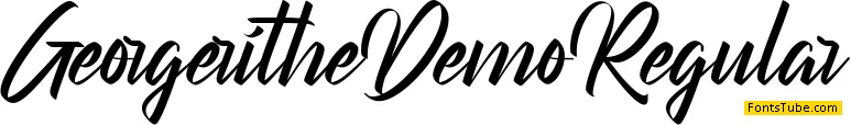 Georgerithe Demo Font