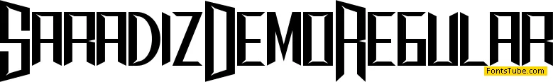 Saradiz Demo Font