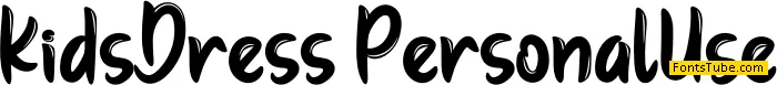 Kids Dress Font
