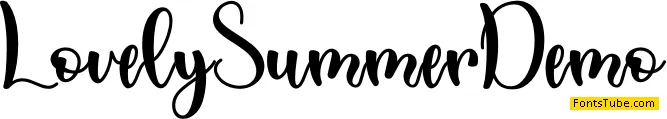Lovely Summer - Personal Use Font