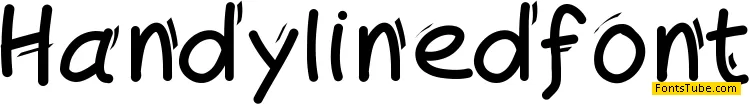 Handylinedfont Font