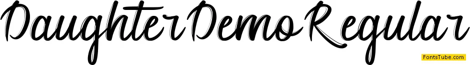 Daughter Demo Font