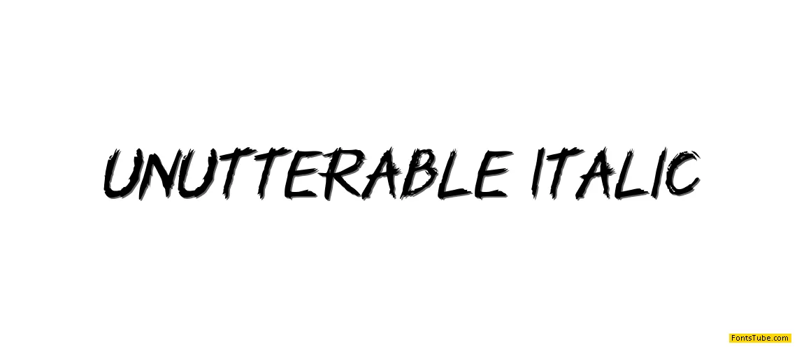 Unutterable
