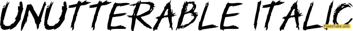 Unutterable