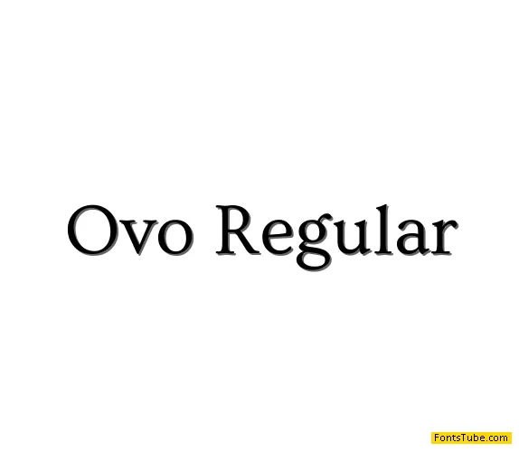 Ovo Font