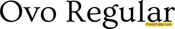 Ovo Font