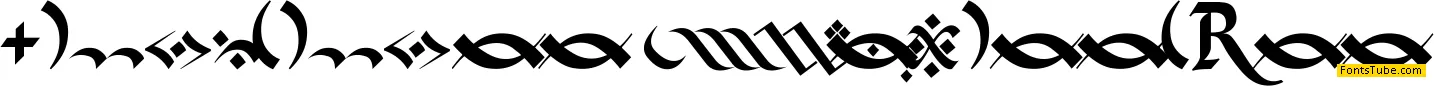 Kingthings Flourishes Font