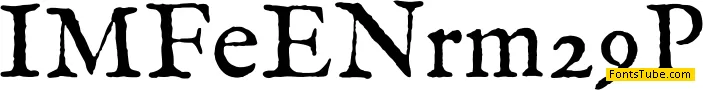 IM FELL English Font Family