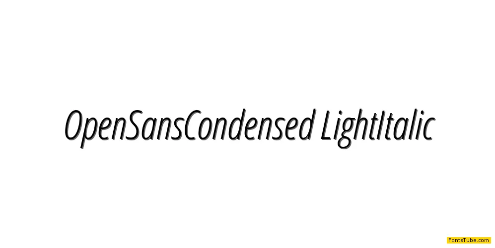 Open Sans Condensed