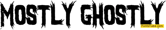 Mostly Ghostly Font