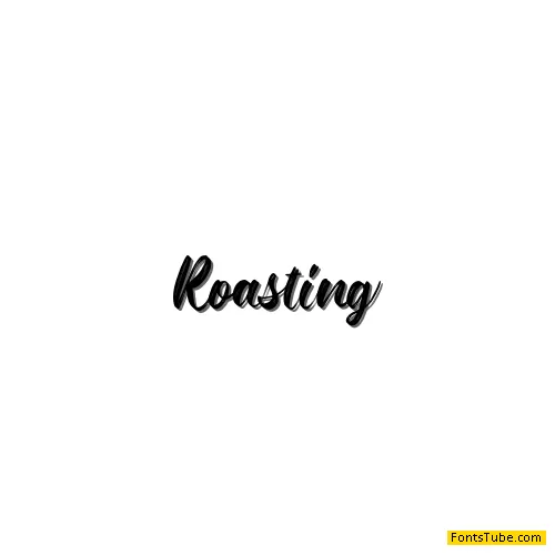 Roasting Font