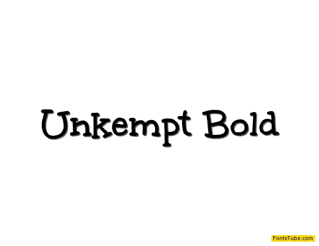 Unkempt Font Family