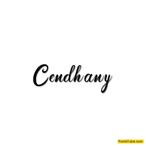Cendhany Font