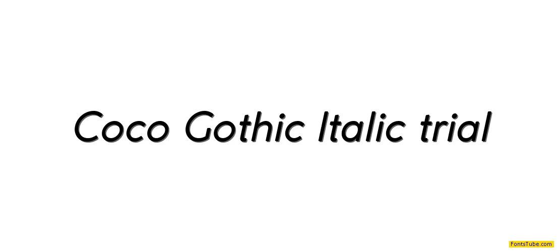 Coco Gothic Font Family