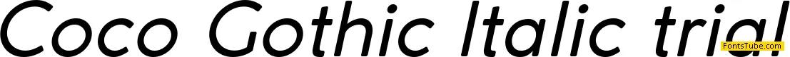 Coco Gothic Font Family