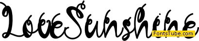 Love Sunshine Font