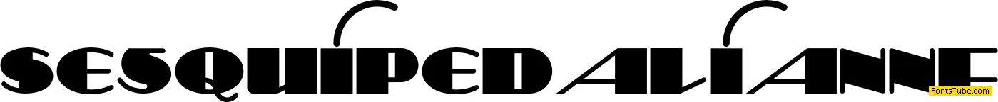 Sesquipedalian NF Font