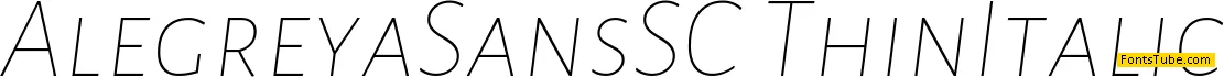 Alegreya Sans SC